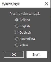 Výběr jazyka
